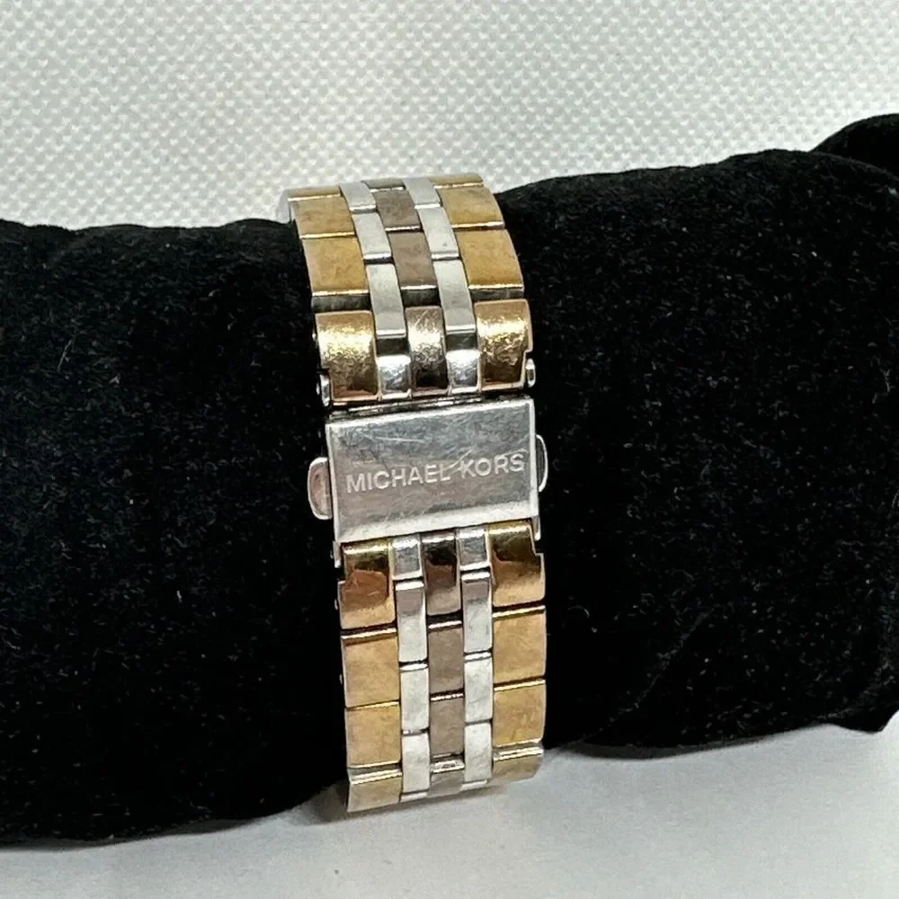 Michael Kors Ritz MK5642 Women Tri-Tone Stainless Steel Analog Dial Watch NUL60